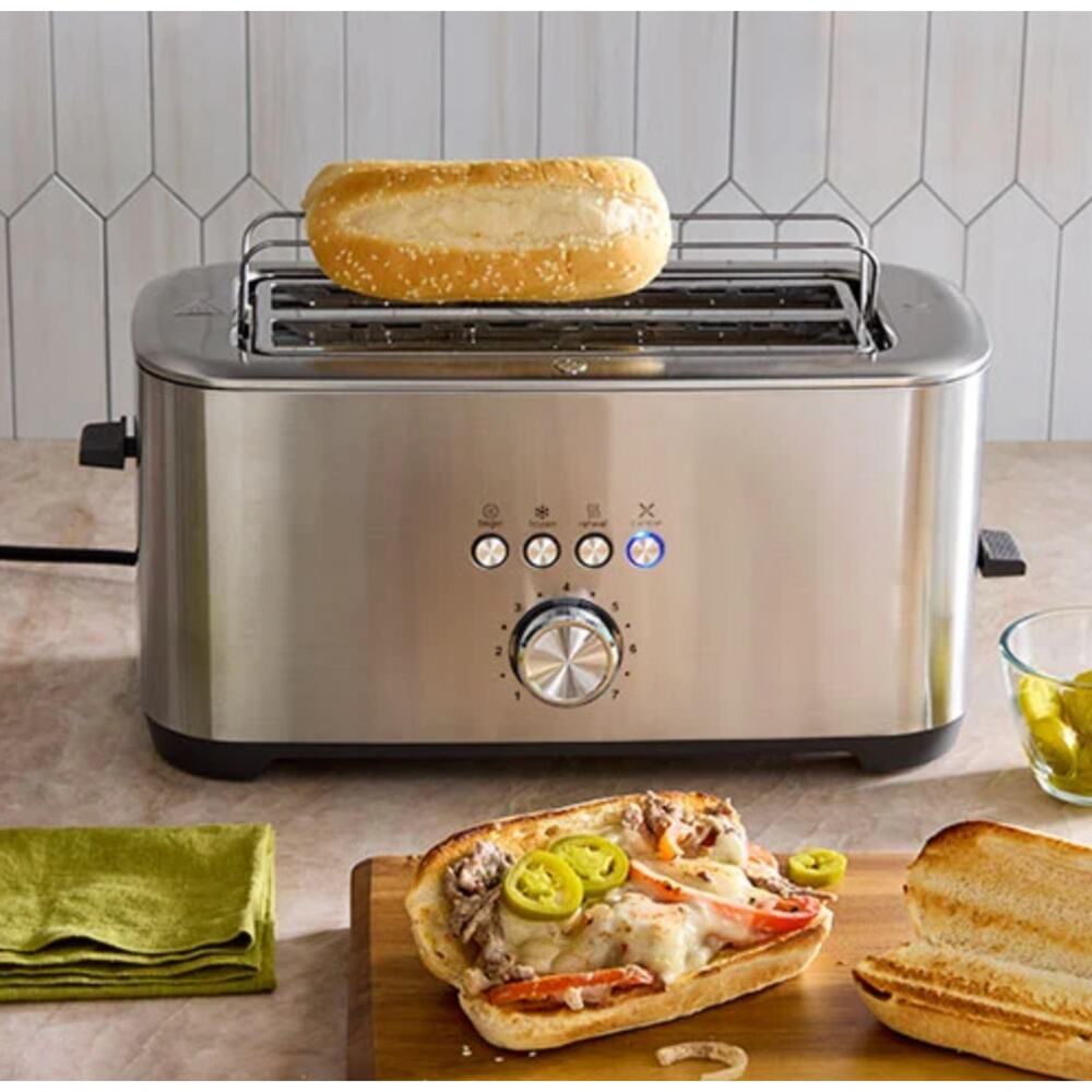 NEW Pampered Chef 4-Slice Toaster With Warming Rack Item # 101566 - Picture 3 of 5